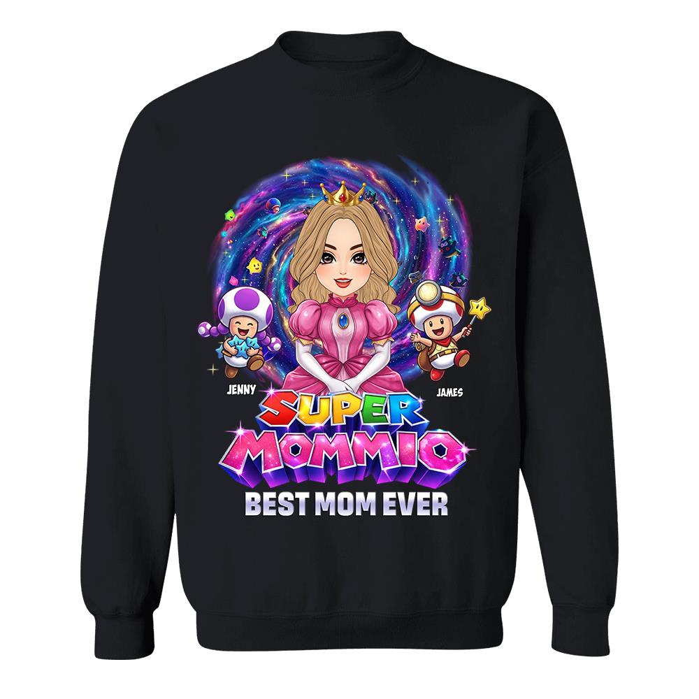 Super Mommio Best Mom Ever Custom Shirt, Gift For Mom, Mother's Day L0411 Hv01