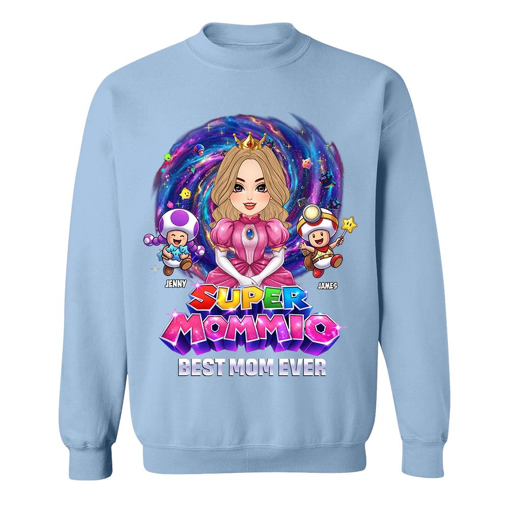 Super Mommio Best Mom Ever Custom Shirt, Gift For Mom, Mother's Day L0411 Hv01