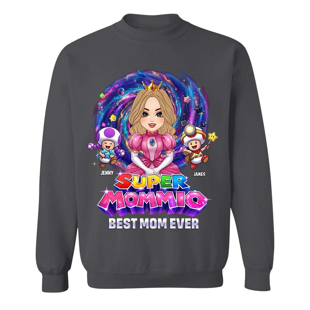 Super Mommio Best Mom Ever Custom Shirt, Gift For Mom, Mother's Day L0411 Hv01