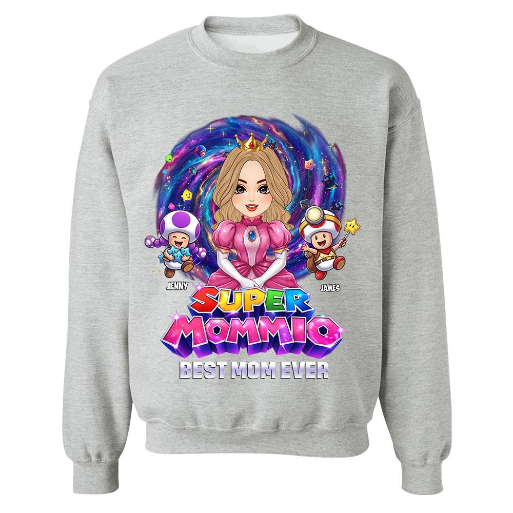 Super Mommio Best Mom Ever Custom Shirt, Gift For Mom, Mother's Day L0411 Hv01
