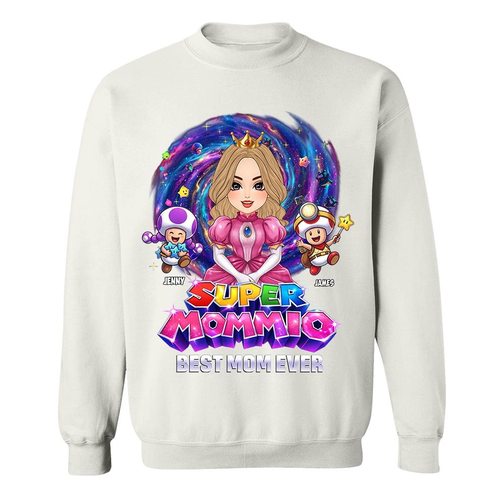 Super Mommio Best Mom Ever Custom Shirt, Gift For Mom, Mother's Day L0411 Hv01