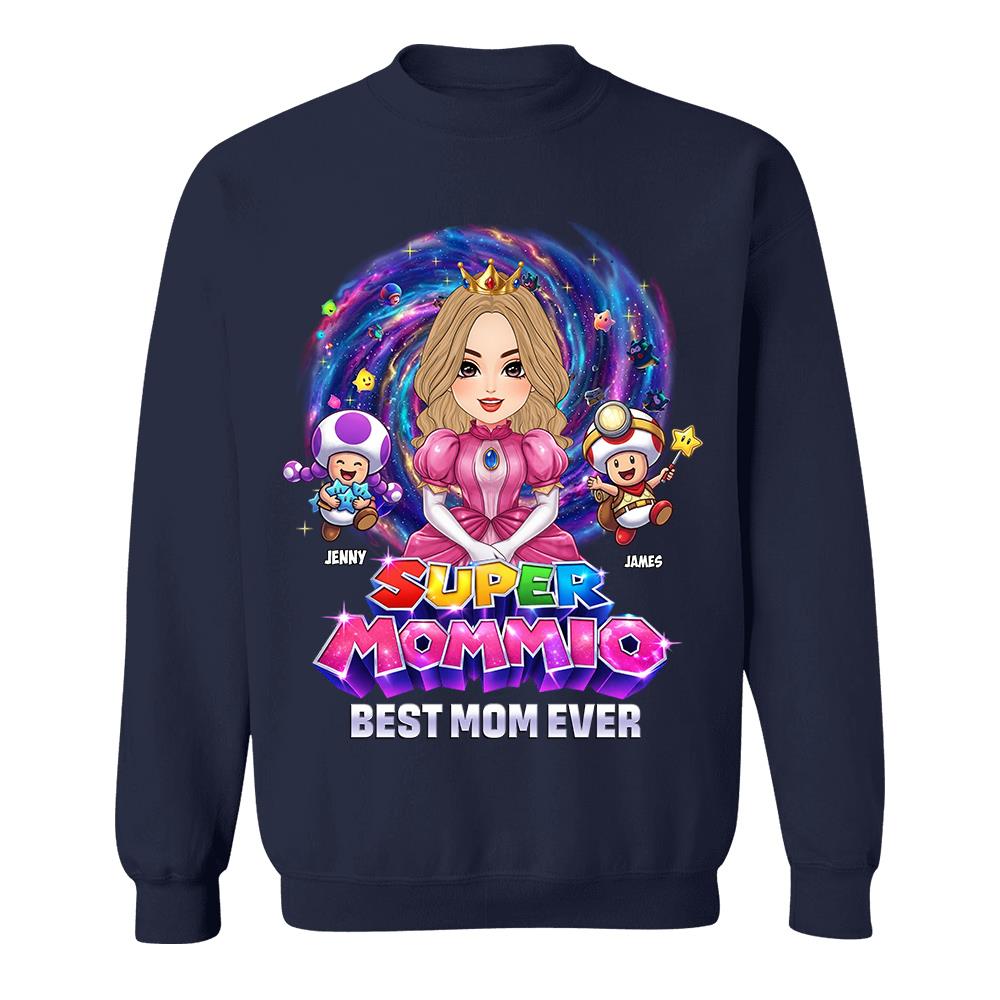 Super Mommio Best Mom Ever Custom Shirt, Gift For Mom, Mother's Day L0411 Hv01