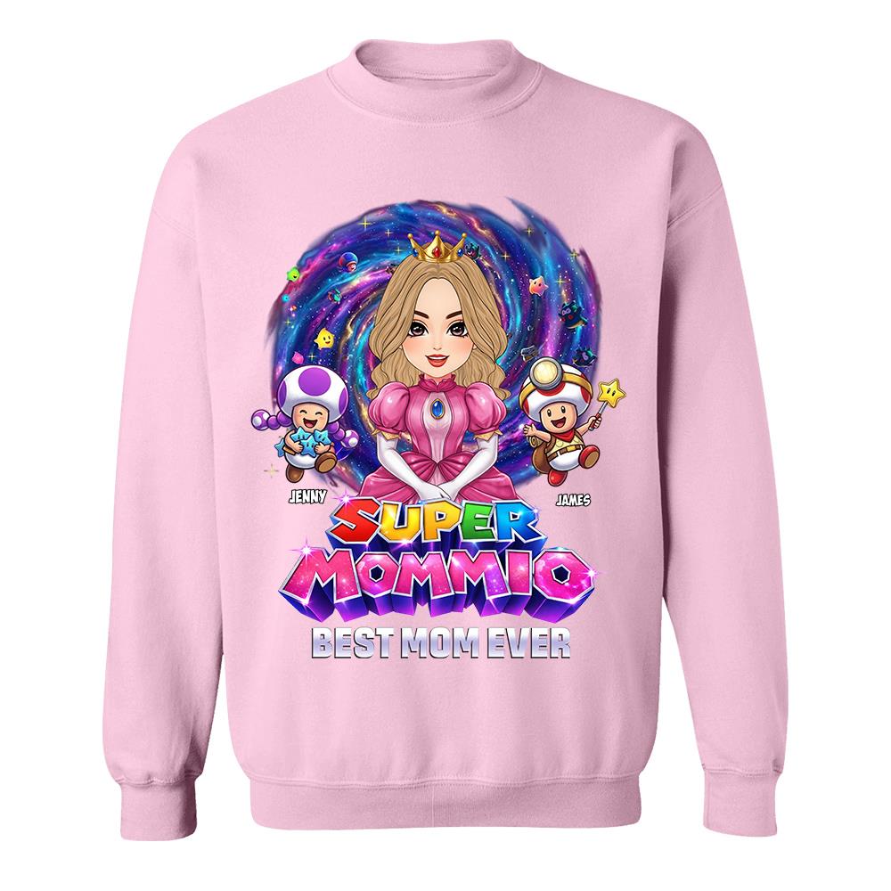 Super Mommio Best Mom Ever Custom Shirt, Gift For Mom, Mother's Day L0411 Hv01