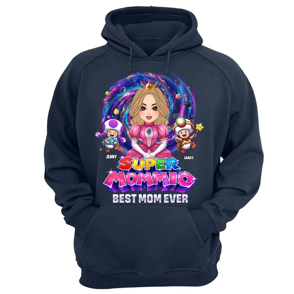 Super Mommio Best Mom Ever Custom Shirt, Gift For Mom, Mother's Day L0411 Hv01