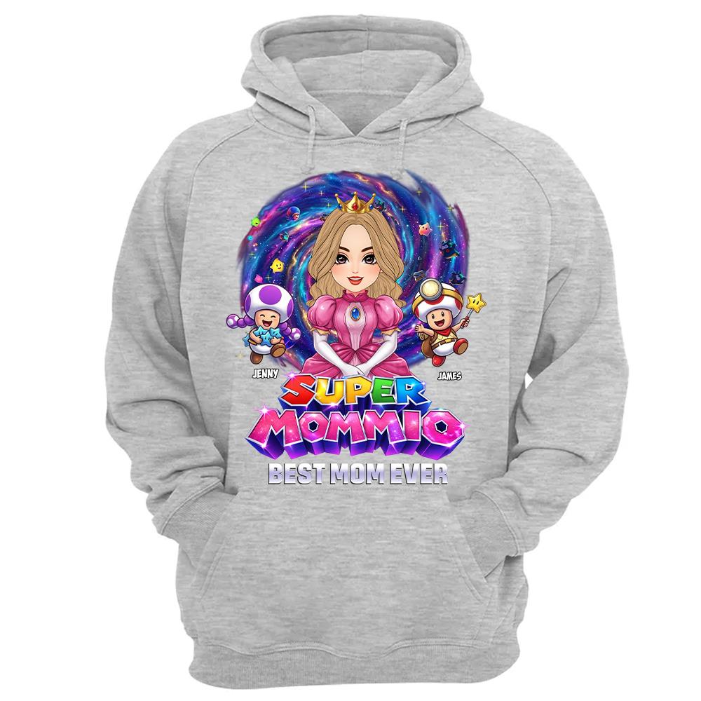 Super Mommio Best Mom Ever Custom Shirt, Gift For Mom, Mother's Day L0411 Hv01