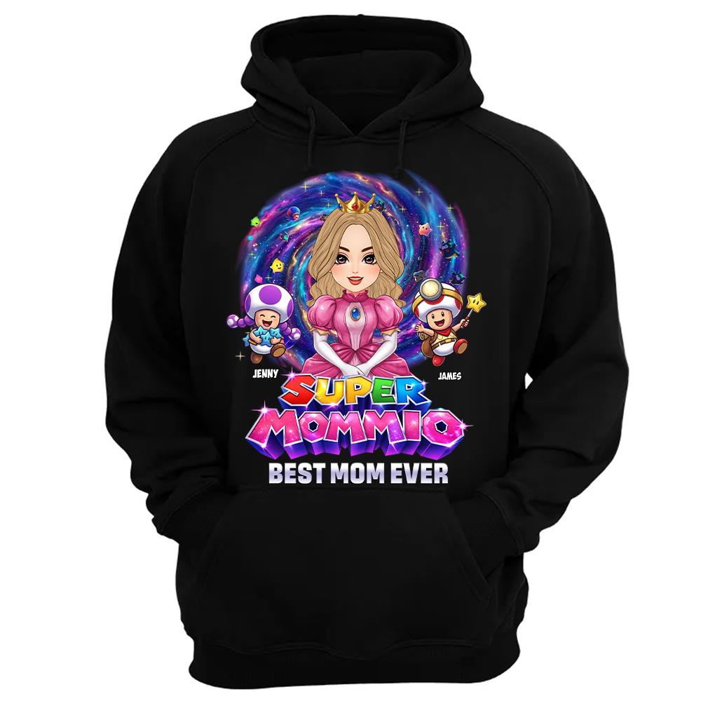 Super Mommio Best Mom Ever Custom Shirt, Gift For Mom, Mother's Day L0411 Hv01