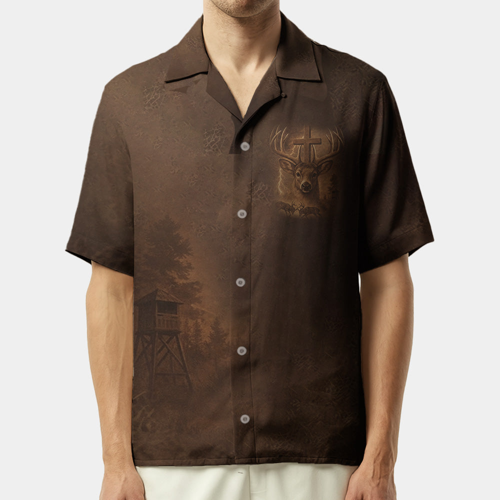 I've Got Hunting In My Veins And Jesus In My Heart Hawaiian Shirt Li29