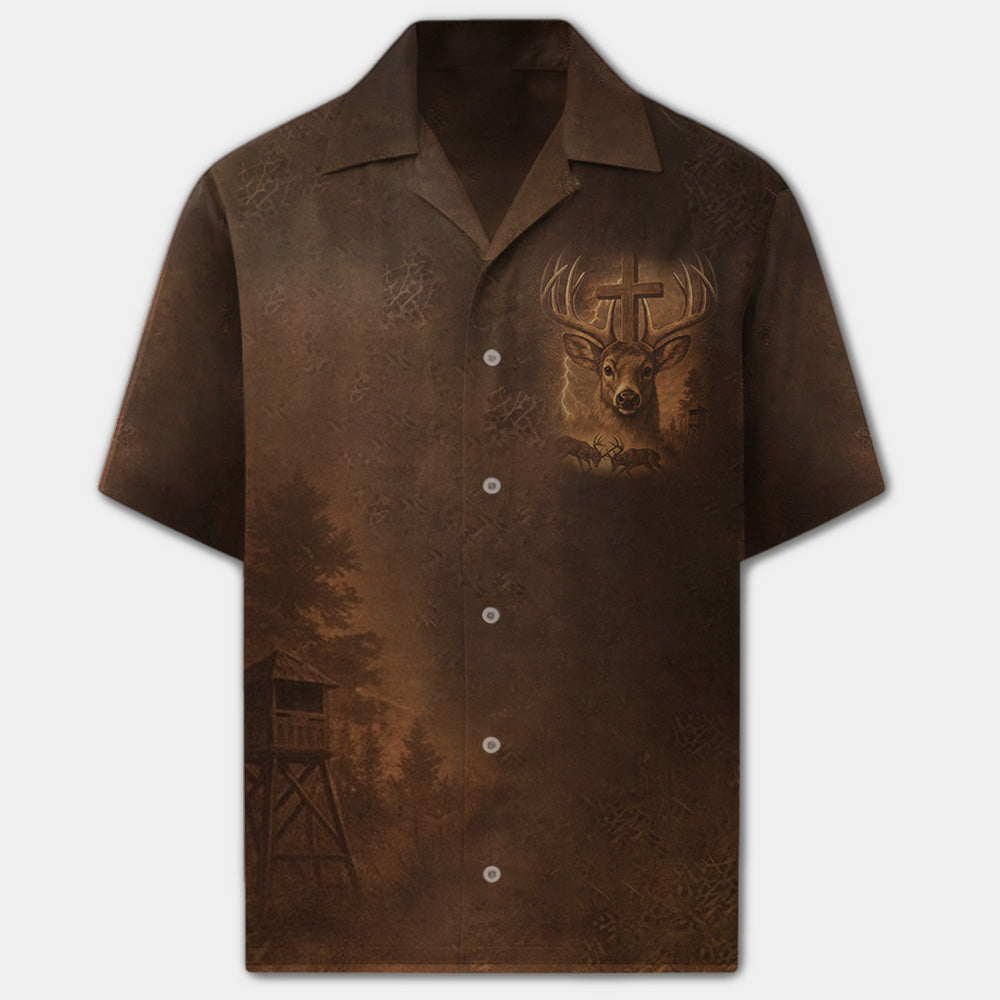 I've Got Hunting In My Veins And Jesus In My Heart Hawaiian Shirt Li29