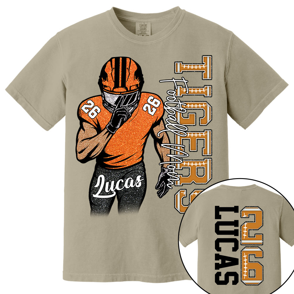 Custom Football Game Day Football Shirt Gift For Football Lovers - Personalized Gift For Football Player Na02 Li29