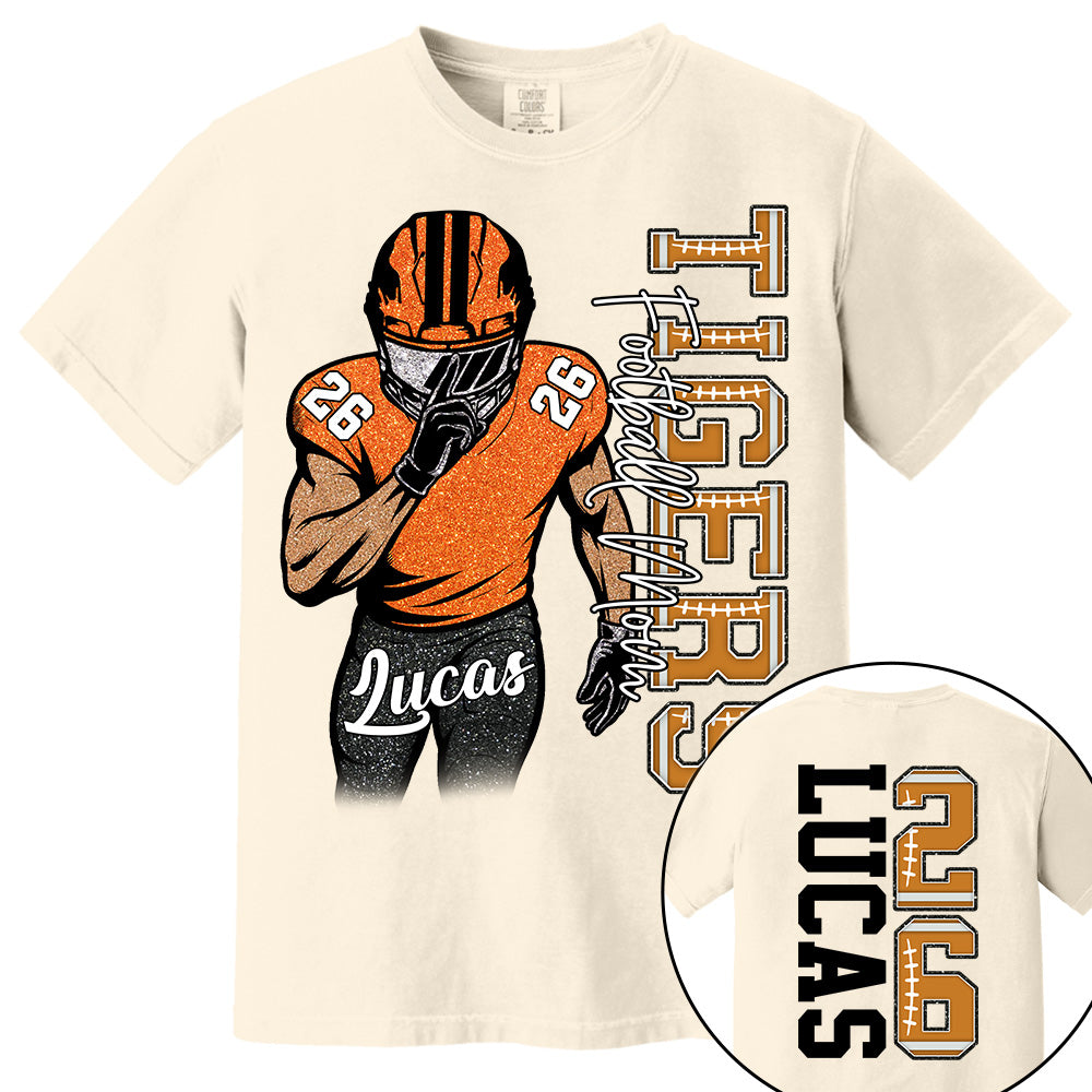 Custom Football Game Day Football Shirt Gift For Football Lovers - Personalized Gift For Football Player Na02 Li29