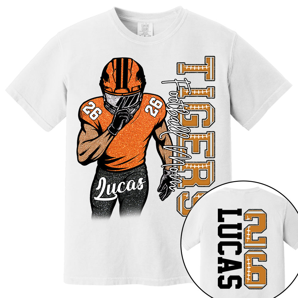 Custom Football Game Day Football Shirt Gift For Football Lovers - Personalized Gift For Football Player Na02 Li29