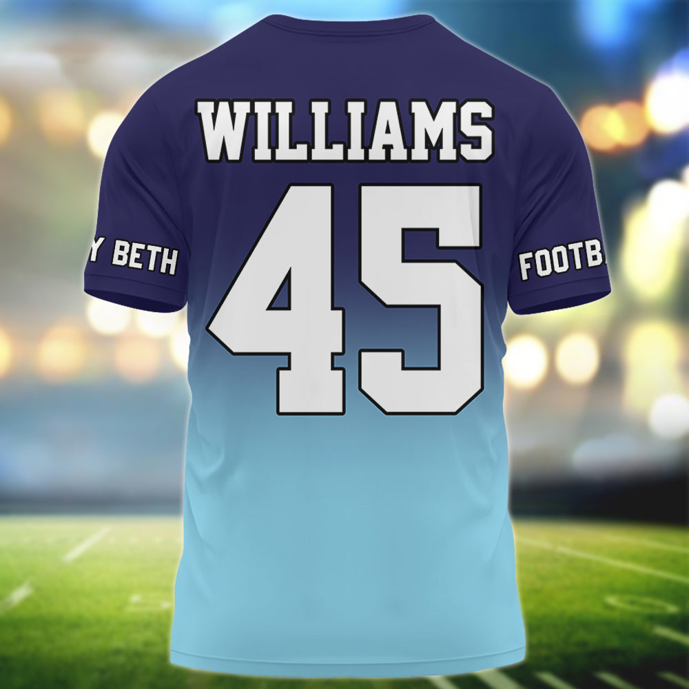 I Will Always Be Your Biggest Fan Personalized All Over Print Shirt For Football Mom Grandma Sport Family Na02 Hv01