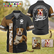 This Human Belong To - Custom Photo Dog Hawaiian Shirt - Gift for Dog Lover A2110 Vr2