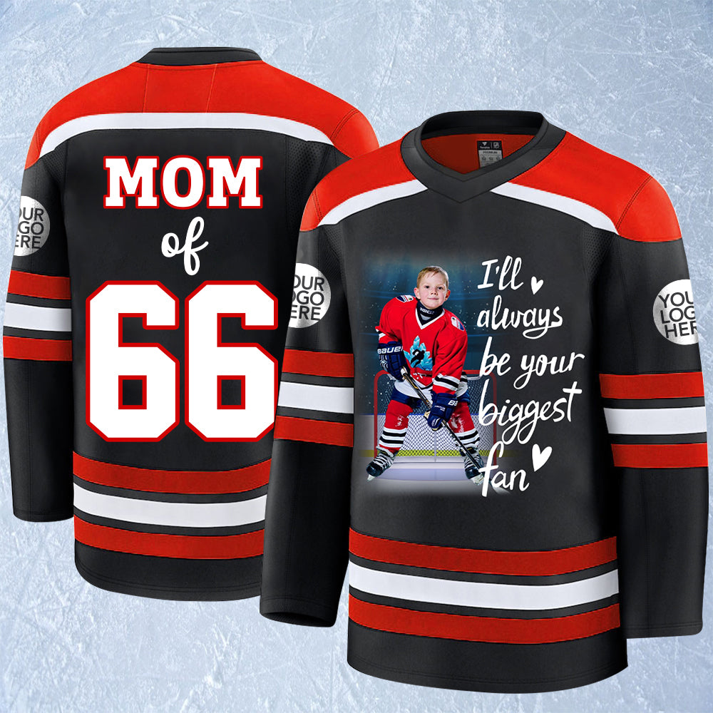 Custom Photo Ice Hockey Jersey Gift For Ice Hockey Lovers - Personalized Gift For Ice Hockey Player