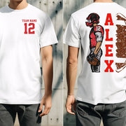 Customized Football Shirt, Custom Name Number Football Shirt, Game Day Shirt,Football Season,Custom Team Name Shirt, Your Name Football Shirt