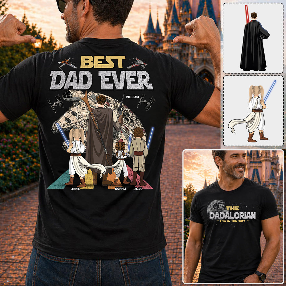 The Dadalorian This Is The Way - Personalized Shirt - Gift For Dad, Father's Day New 2026 T1807