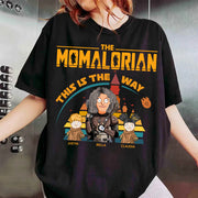 The Momalorian This Is The Way - Personalized Shirt For Mom Dad