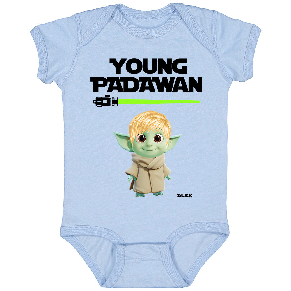 Jedi Master Young Padawan - Personalized Matching Shirts For Dad and Children Nh00
