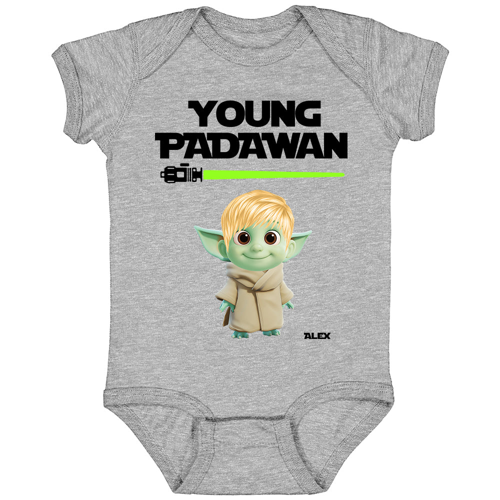 Jedi Master Young Padawan - Personalized Matching Shirts For Dad and Children Nh00