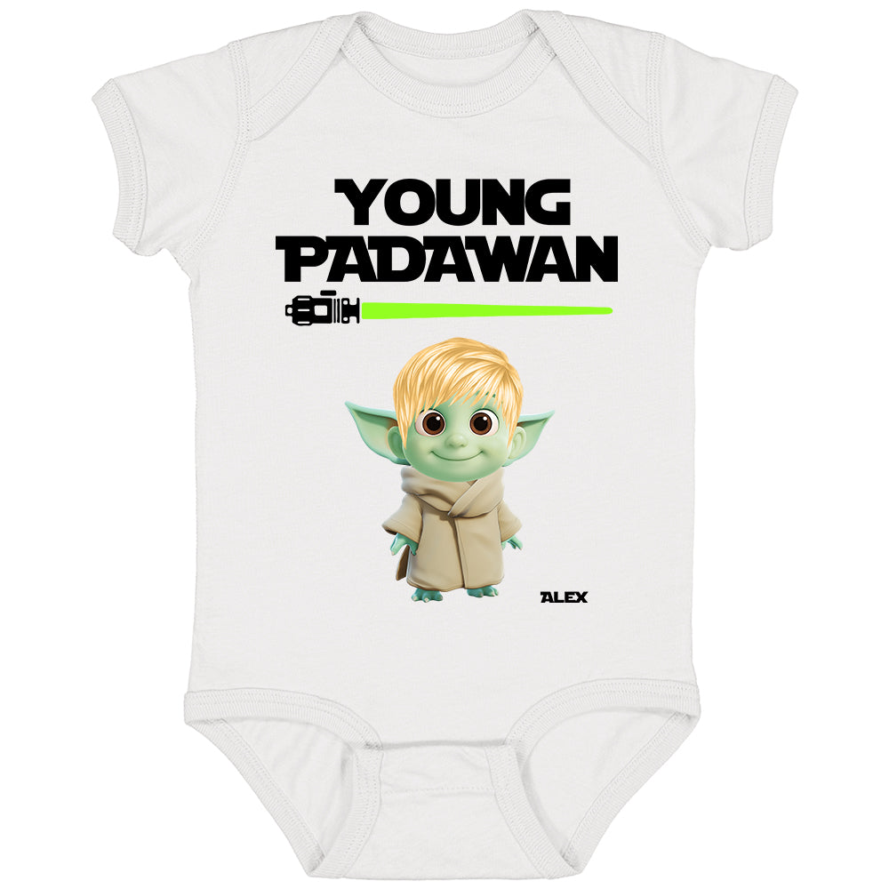 Jedi Master Young Padawan - Personalized Matching Shirts For Dad and Children Nh00