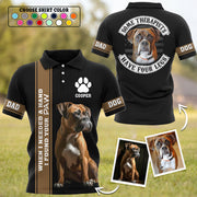Some Therapists Have Four Legs, Personalized Shirt Custom Photo Gift For Dog Lovers T1807 Hv01