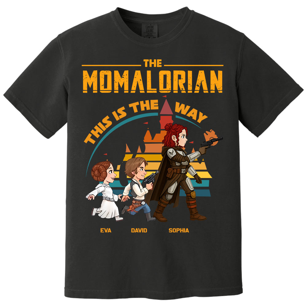 The Momalorian This Is The Way - Personalized Shirt Gift For Mom Pt99