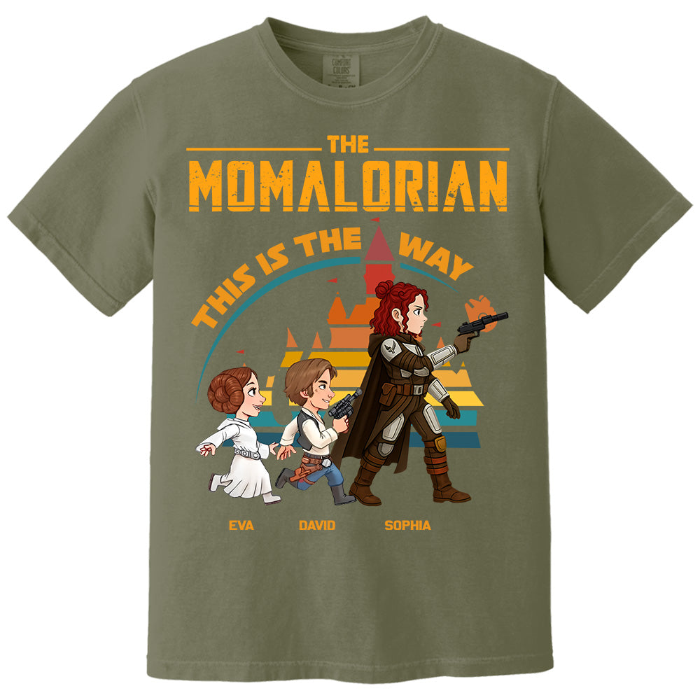 The Momalorian This Is The Way - Personalized Shirt Gift For Mom Pt99