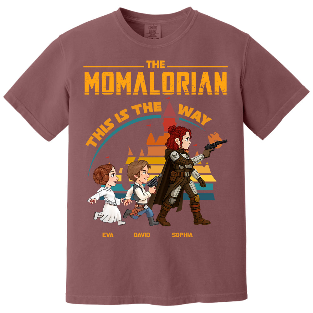 The Momalorian This Is The Way - Personalized Shirt Gift For Mom Pt99