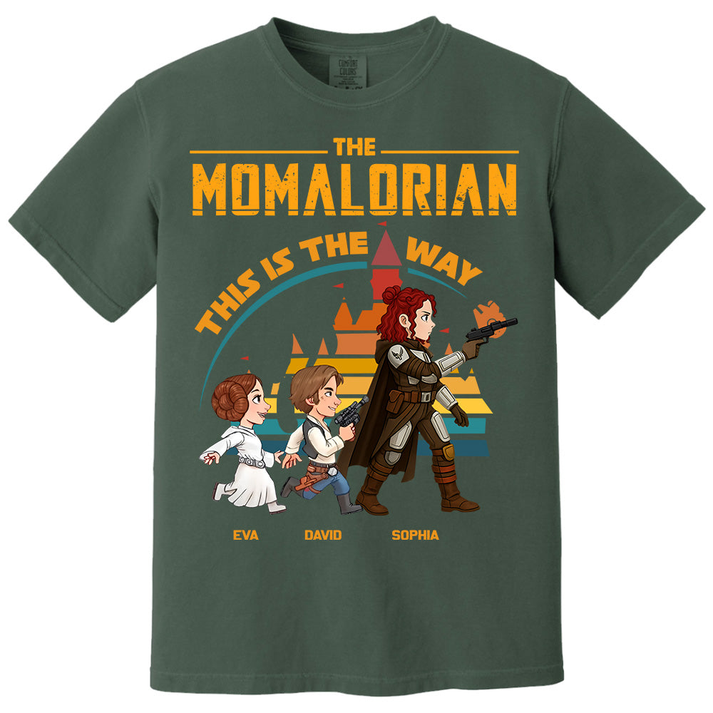 The Momalorian This Is The Way - Personalized Shirt Gift For Mom Pt99