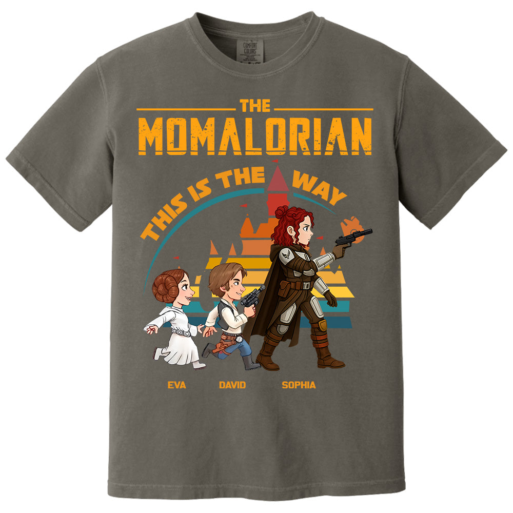 The Momalorian This Is The Way - Personalized Shirt Gift For Mom Pt99