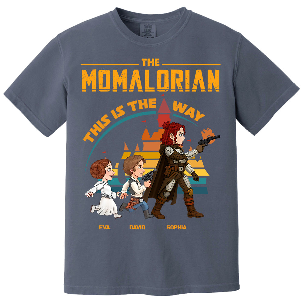 The Momalorian This Is The Way - Personalized Shirt Gift For Mom Pt99