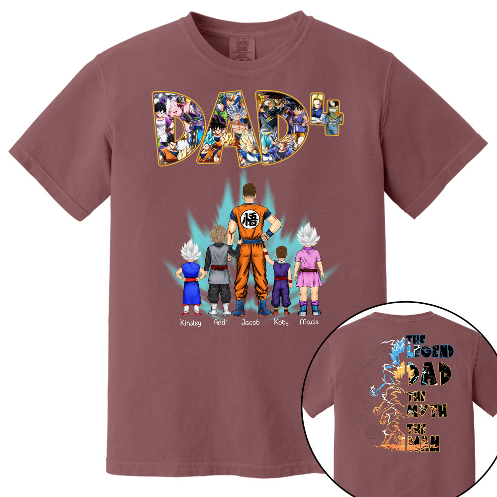 Personalized Shirt Gift For Dad, Custom Father's Day Gifts For Dad T1807 pt99