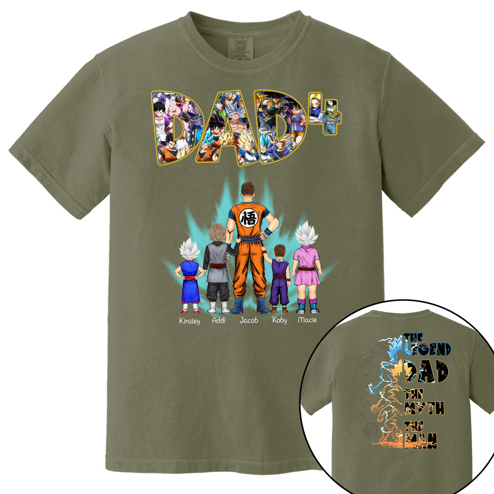 Personalized Shirt Gift For Dad, Custom Father's Day Gifts For Dad T1807 pt99