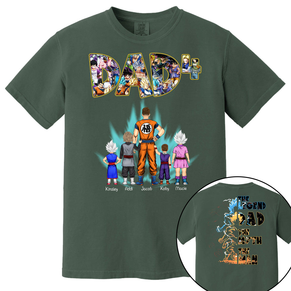 Personalized Shirt Gift For Dad, Custom Father's Day Gifts For Dad T1807 pt99