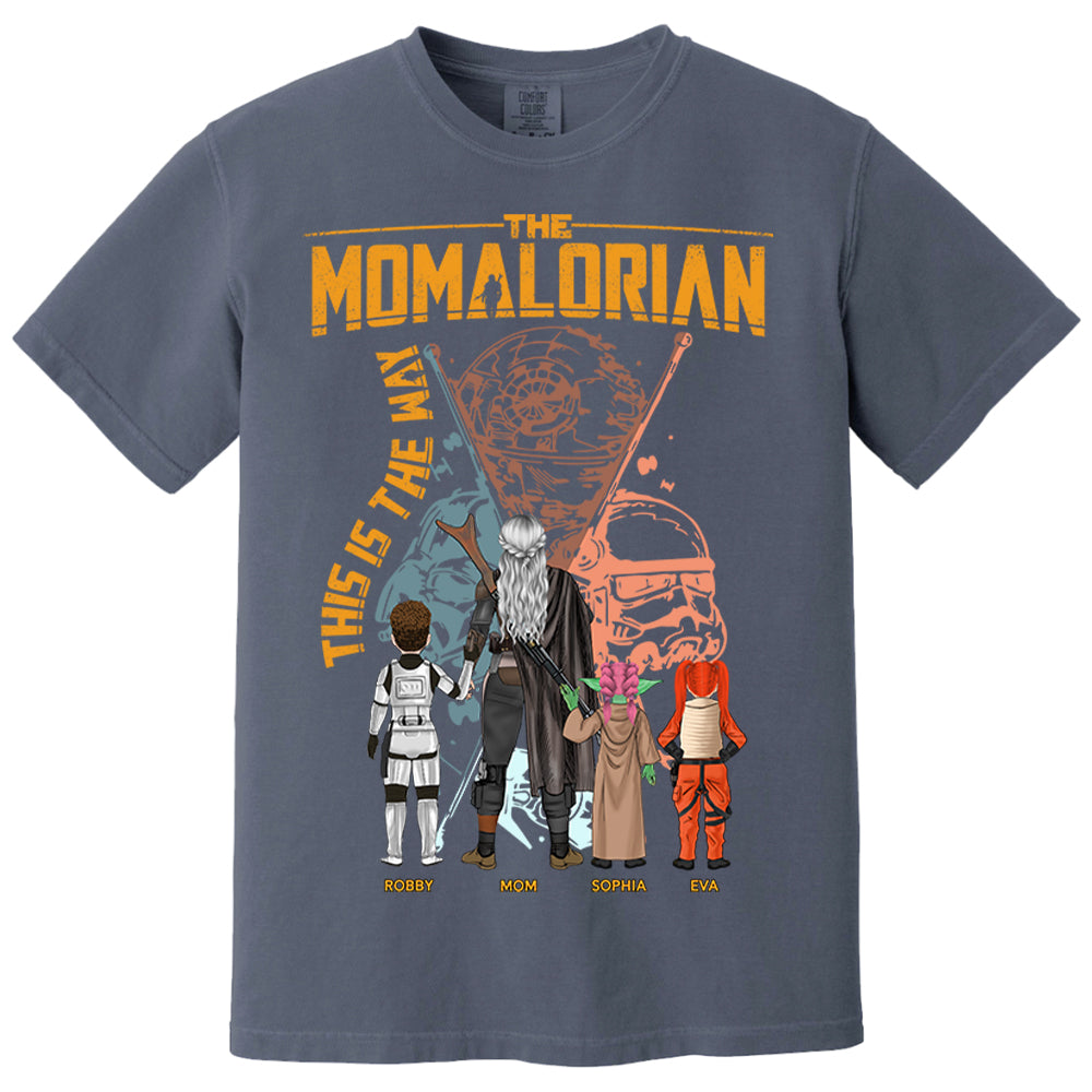 The Momalorian This Is The Way - Personalized Shirt For Mom - Mother's Day Gift 2026 T1807 Nh00