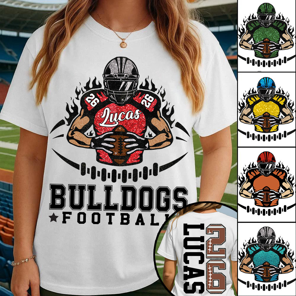 Personalized American Football Team Shirt - Football GameDay Custom Shirt Nh00