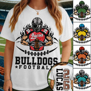 Personalized American Football Team Shirt - Football GameDay Custom Shirt Nh00