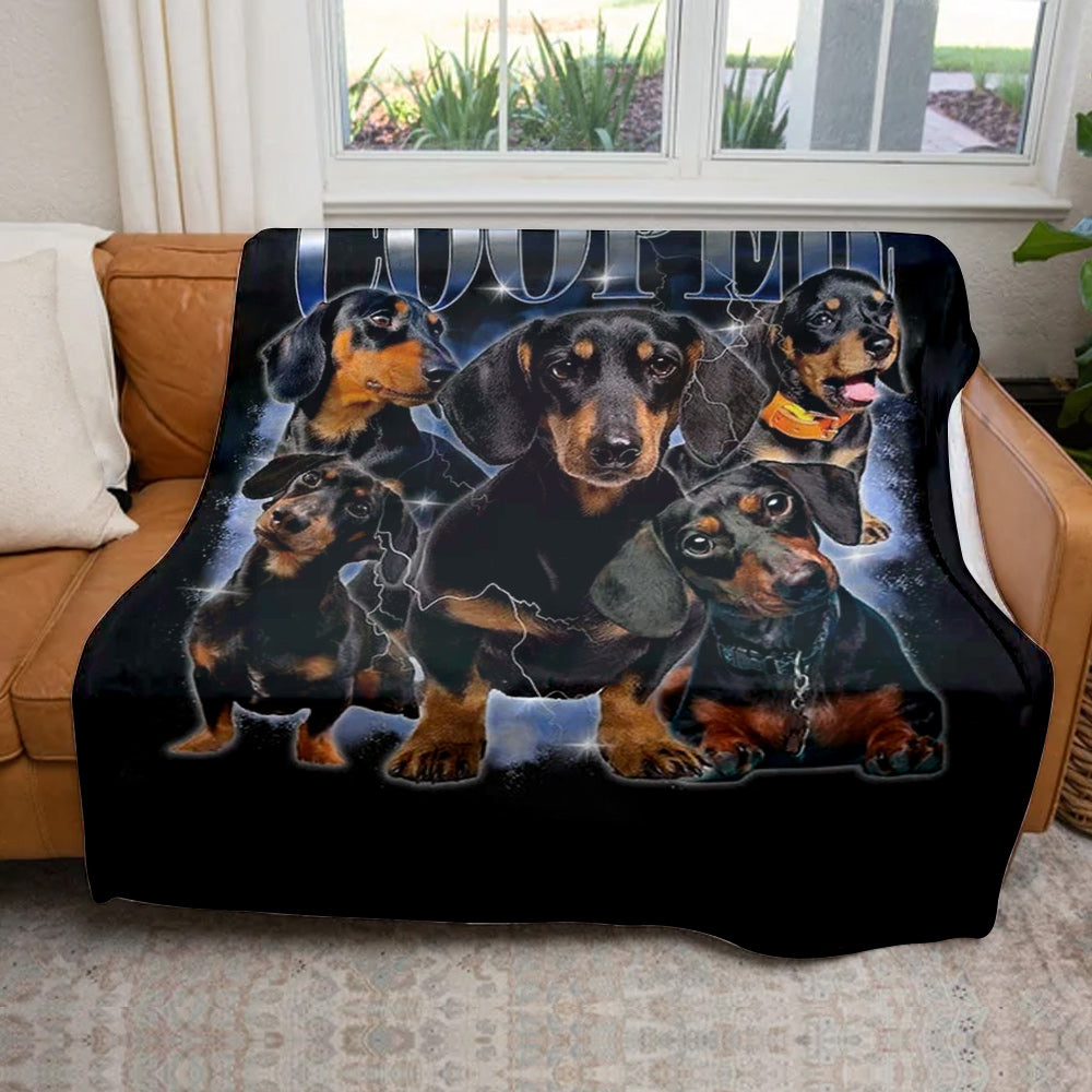 Personalized Upload Photo Dog Comfort Color Blanket For Pet Lovers, Custom Bootleg Pet Blanket, Custom Dog Blanket, Custom Cat Blanket, Dog Blanket, Cat Blanket, Custom Pet Blanket Do99