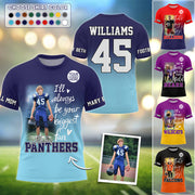 I Will Always Be Your Biggest Fan Personalized All Over Print Shirt For Football Mom Grandma Sport Family Na02 Hv01