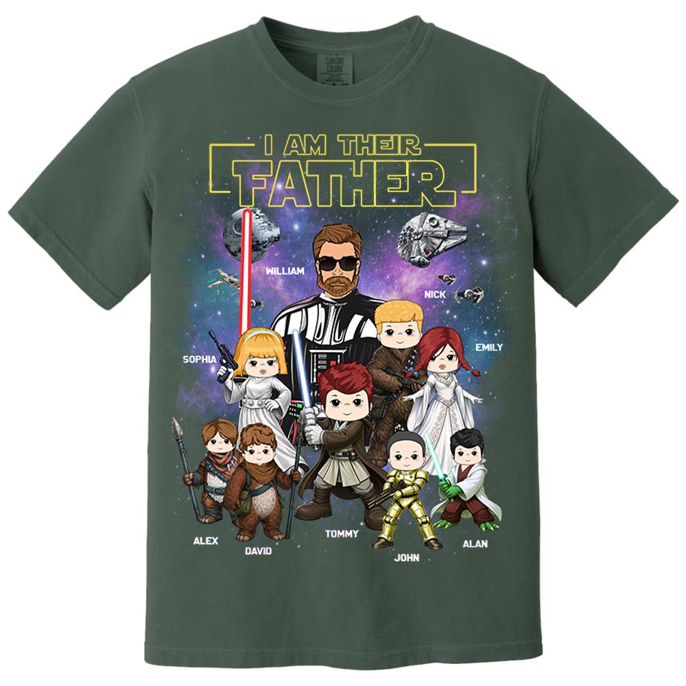 I Am Their Father Custom Vintage Style Shirt For Dad - Father's Day Gift New Nh00
