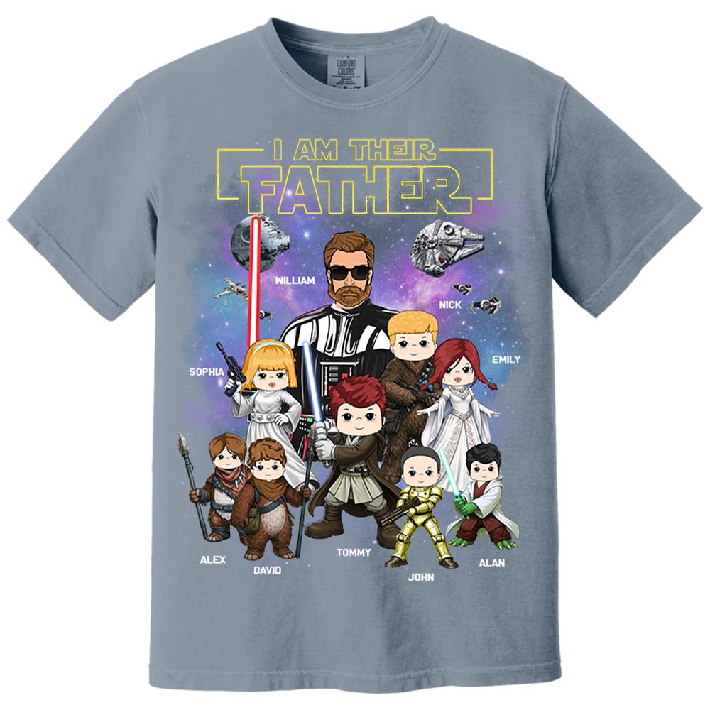 I Am Their Father Custom Vintage Style Shirt For Dad - Father's Day Gift New Nh00