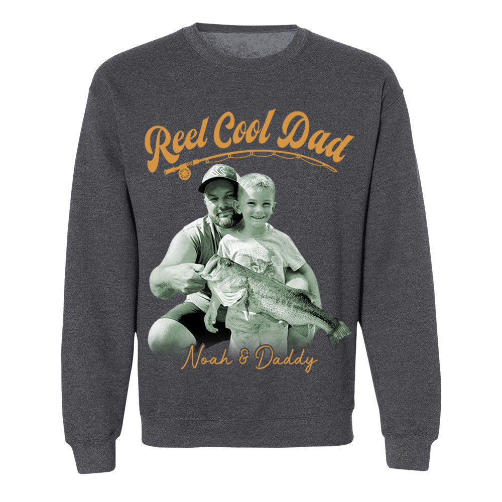 Reel Cool Dad - Personalized Vintage Shirt For Fishing Family - Gifts For Dad NA04 VH01