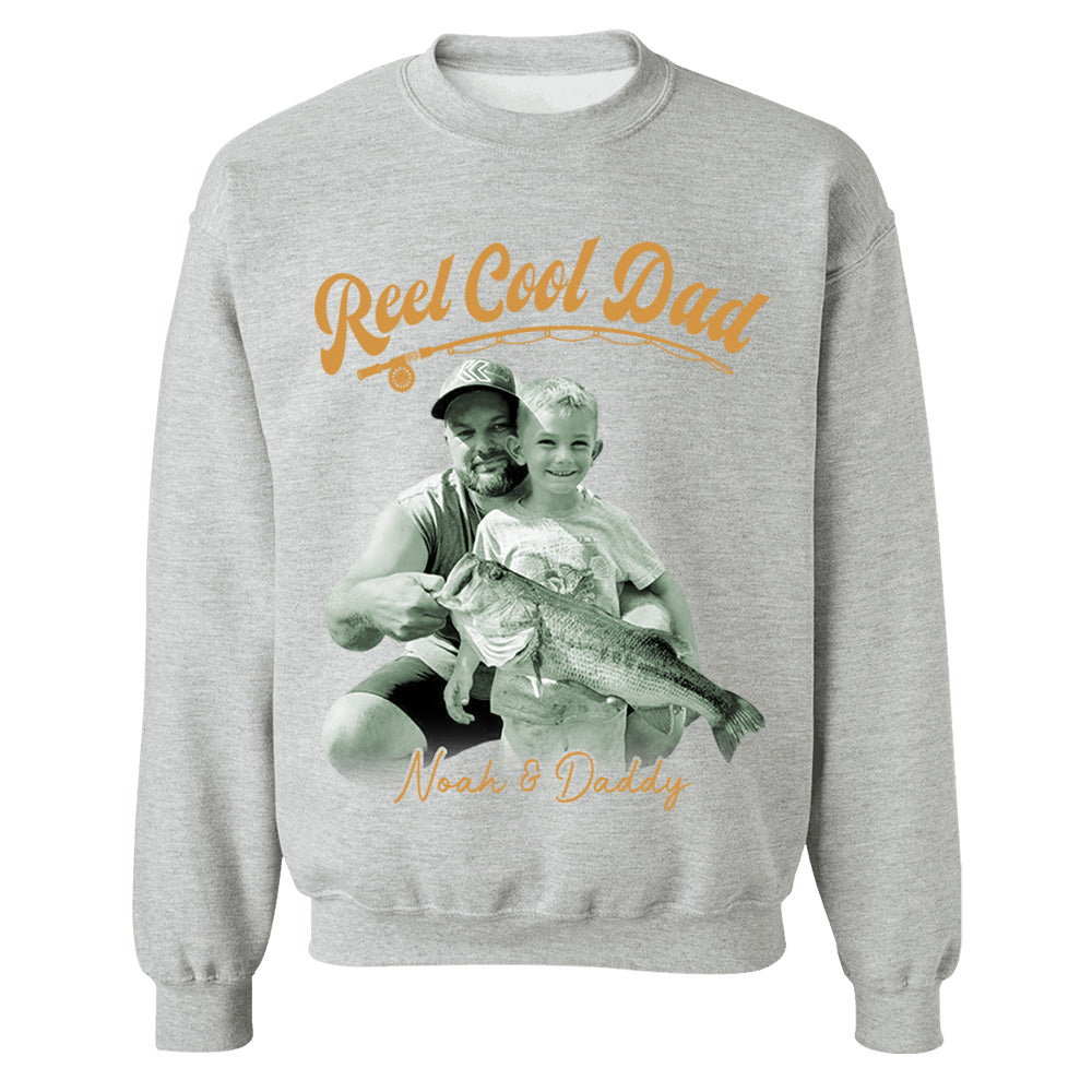 Reel Cool Dad - Personalized Vintage Shirt For Fishing Family - Gifts For Dad NA04 VH01