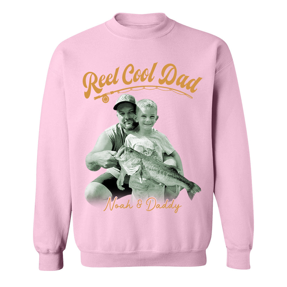 Reel Cool Dad - Personalized Vintage Shirt For Fishing Family - Gifts For Dad NA04 VH01