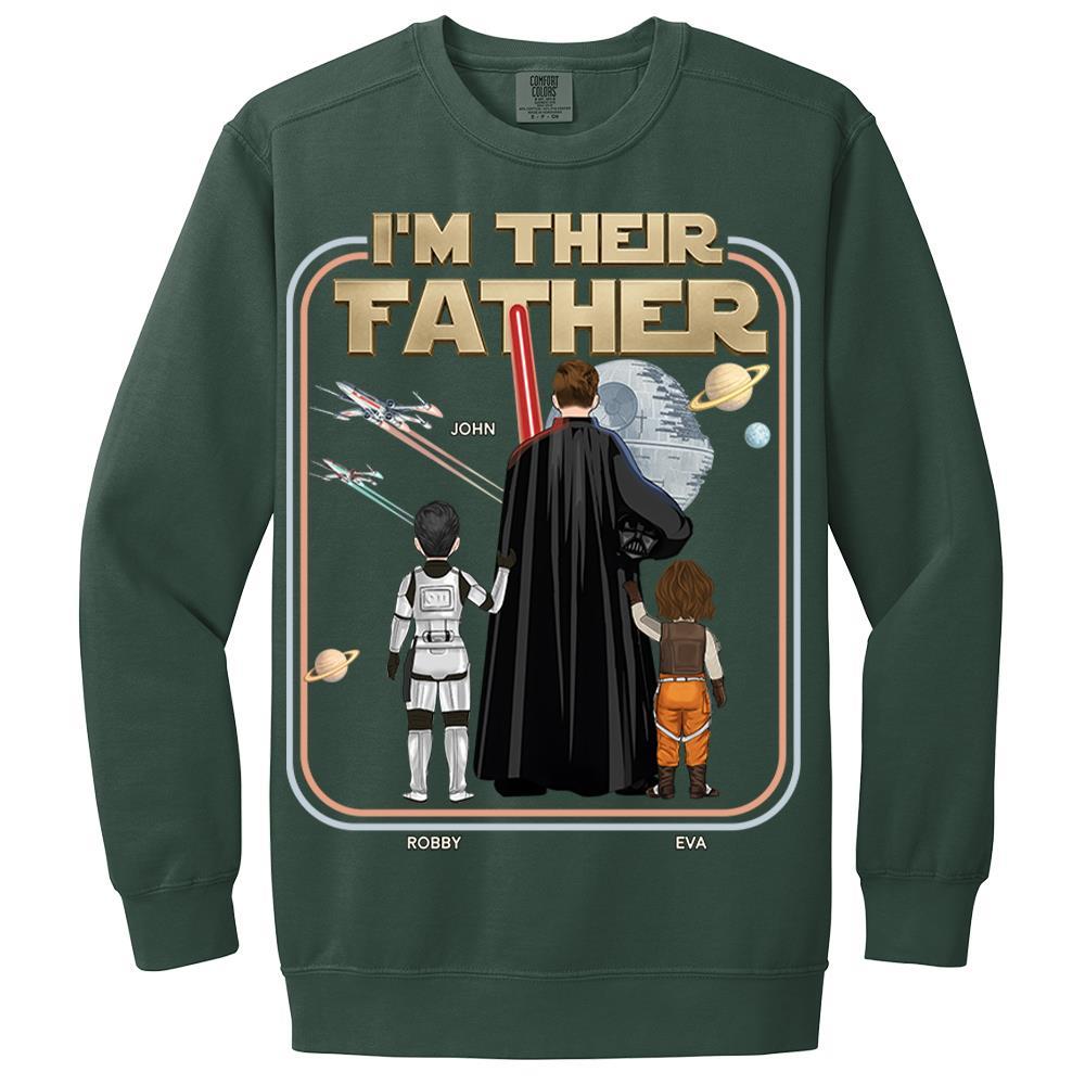 I'm Their Father - Personalized Shirt For Dad - Custom Gift For Father's Day A2110 Nh00