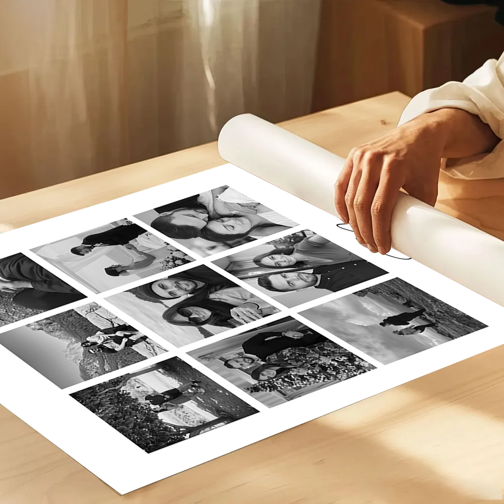 Personalized Photo Collage Print: Anniversary, Birthday Gift, Christmas Gift, Gift For Her, Gift For Him