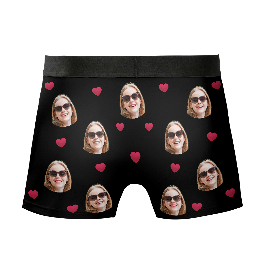 I Sucked It - Personalized Photo Men's Boxer Briefs - Underwear with Face
