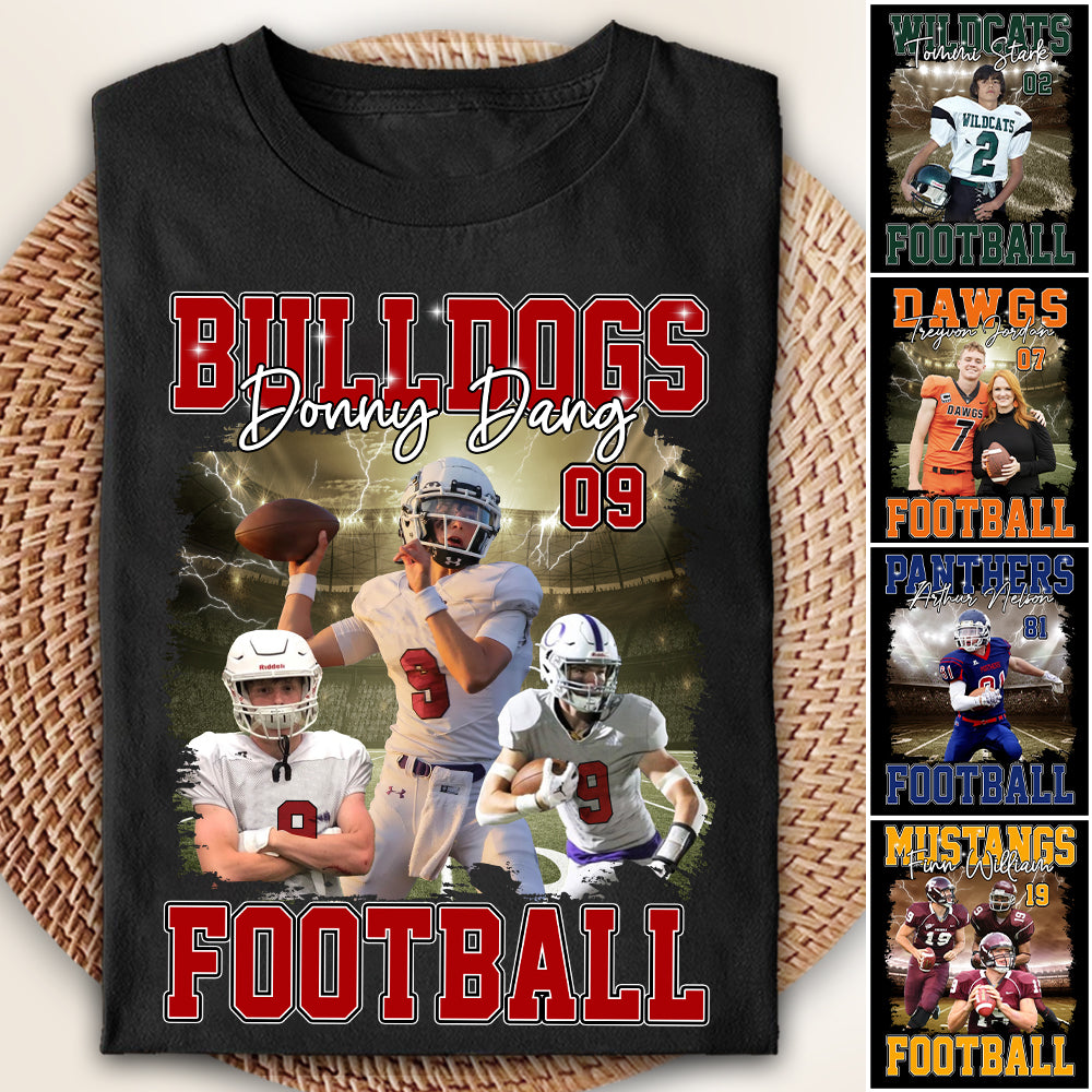 GameDay Football Personalized Bootleg Shirt - Custom Bootleg Shirt 90s Vintage Bootleg Custom Face Personalized T Shirt