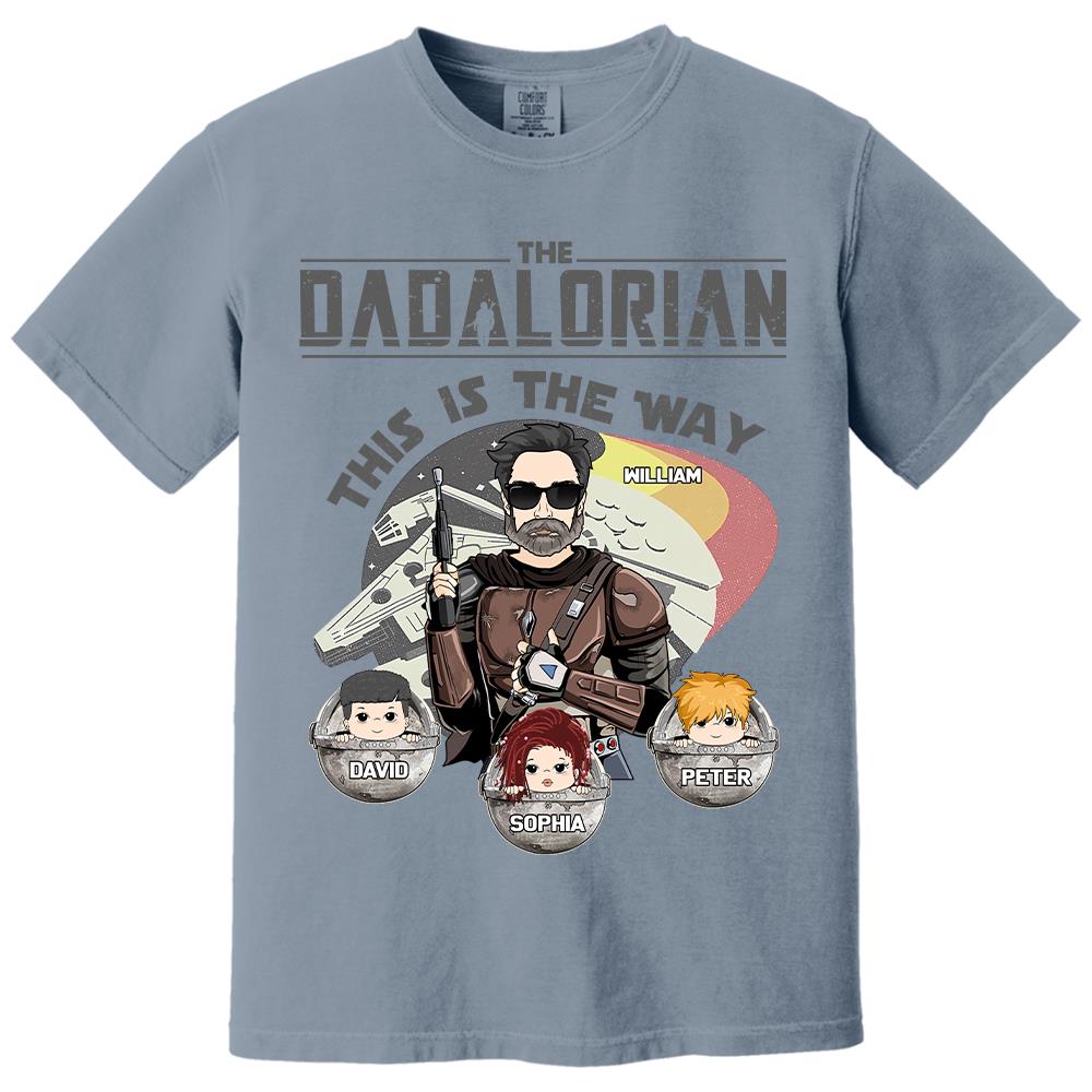 The Dadalorian This Is The Way Personalized Shirt Gift For Dad - Custom Father's Day Gift 2026 Vr3 Hv01