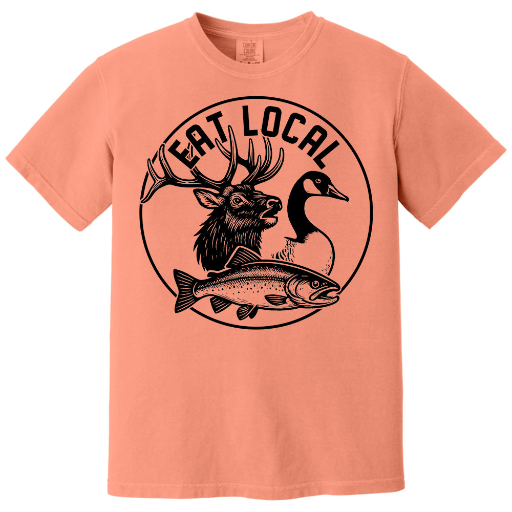 Personalized Eat Local Shirt For Hunting Lovers Pt99